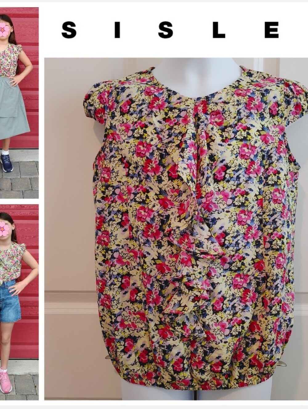 Sisley Floral Blouse (Italian Brand)